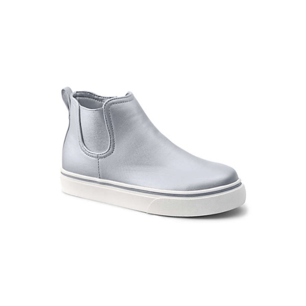 Lands’ End Girls Zip Sneaker Boots